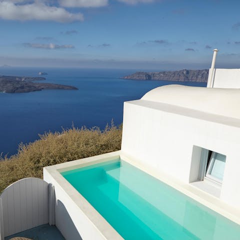 Soak yourself in the cool, refreshing waters of the pool
