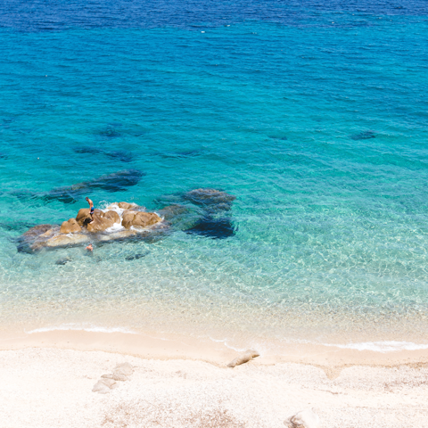 Spend a day dipping in and out of the sea