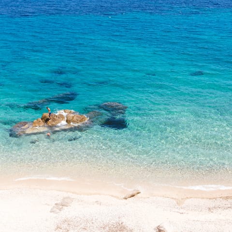 Spend a day dipping in and out of the sea