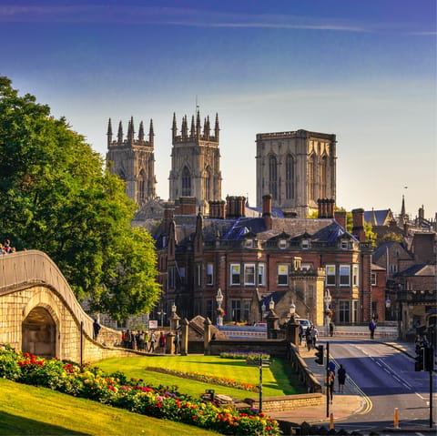 Explore the city on foot – it's just a pleasant ten-minute walk into town