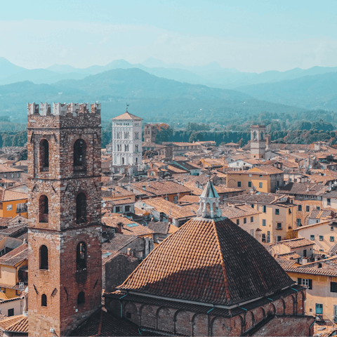 Guests appreciated this home's location, just a few blocks from Lucca's main shops, restaurants and sights.