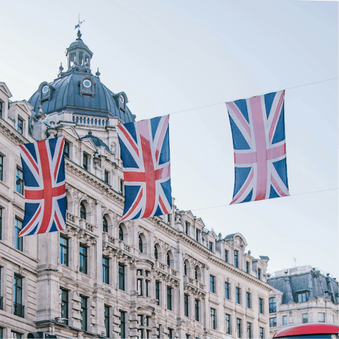 Soak up the magic of central London from Fitzrovia