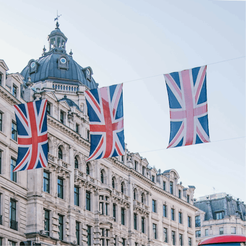 Soak up the magic of central London from Fitzrovia