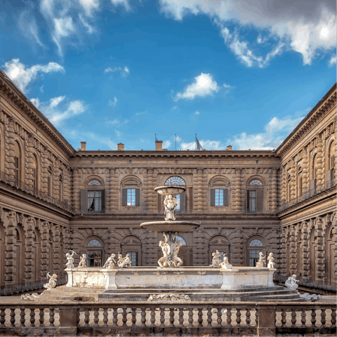 Be inspired while exploring Palazzo Pitti – just moments away