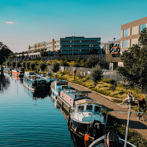 Walk along the dreamy canal