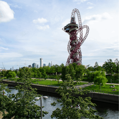 Take a twelve-minute taxi ride to Stratford for a day out