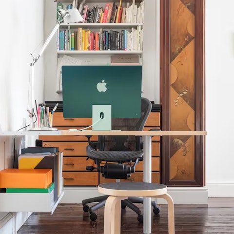 Get down to business at the custom workspace