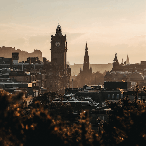 Visit Edinburgh and explore the Royal Botanic Garden, under ten minutes on foot