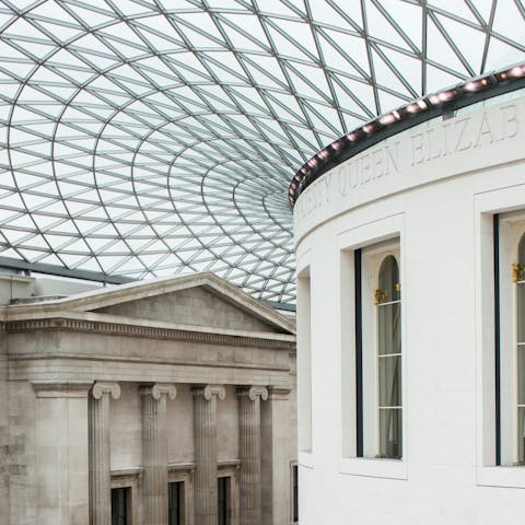 Be wowed at the nearby British Museum