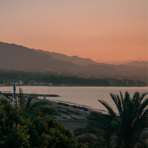 Look forward to spending afternoons on Saladillo Beach, a short drive away