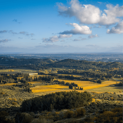 Visit one of the prettiest villages in France – Les Baux-de-Provence is 2 kilometres away