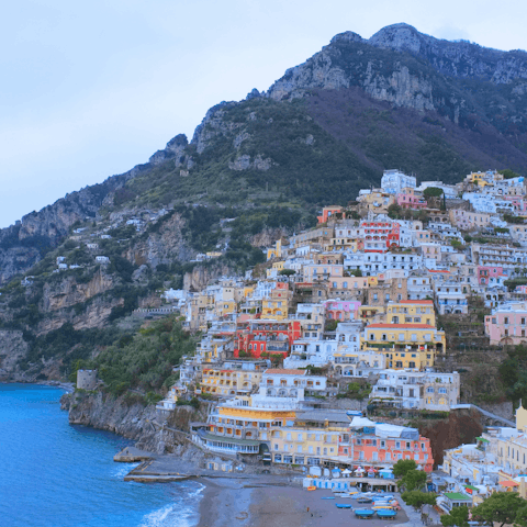 Spend a day exploring the beautiful cliffside village of Positano
