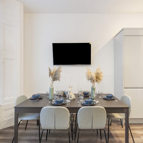 Enjoy local delicacies and home cooked meals at the dining table