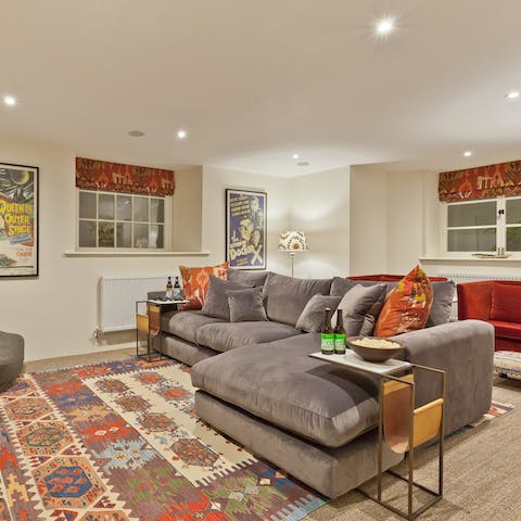 Get cosy in the snug with a good book and a glass of wine