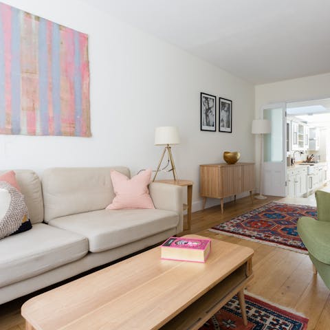 Enjoy the comforts of home after a day of exploring