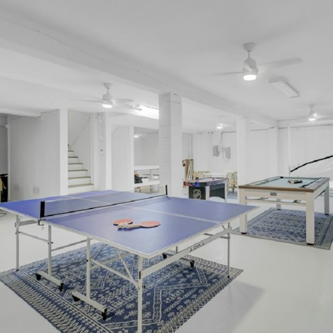 While away an afternoon in the games room