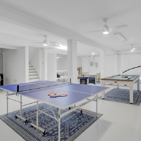While away an afternoon in the games room