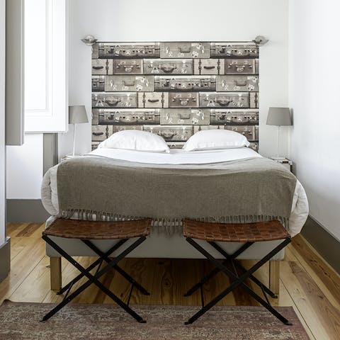 Wake up to terracotta rooftop views from the comfort of your bed