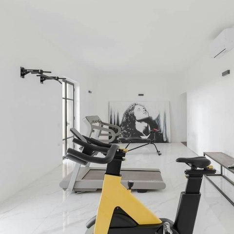Head to the home gym for an energising workout