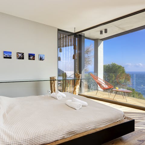 Wake up to a sea view to remember