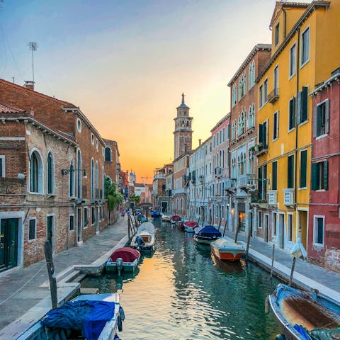 Explore the beauty and romance of Venice’s canals