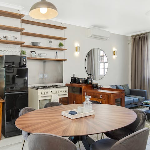 Come together for beer and boerewors at the dining table