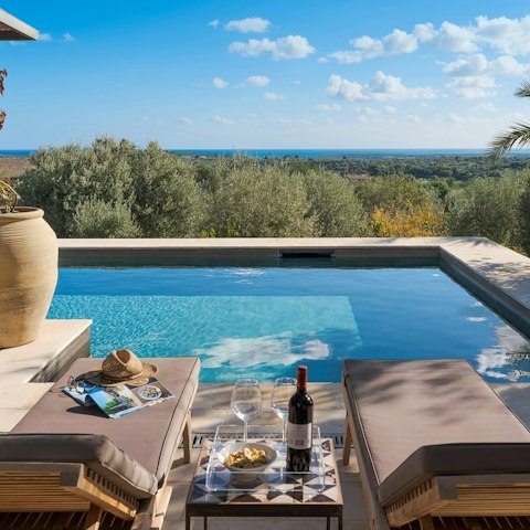 Soak up sea views from the terrace