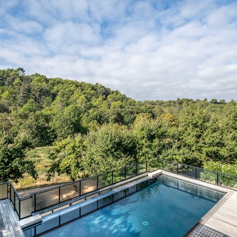 Cool off in the infinity pool and admire the views