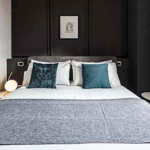 Wake up well-rested in one of the luxurious beds