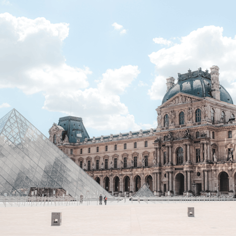 Visit the Mona Lisa – the Louvre is a short walk away