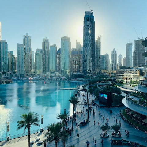 Peruse the boutiques and upscale restaurants along The Marina, a short drive away