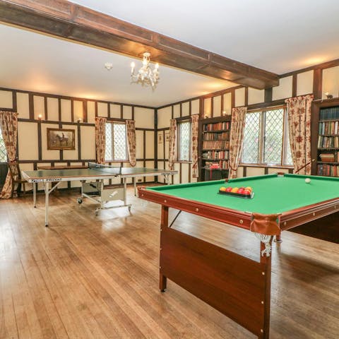 Take your pick of games to keep the family entertained