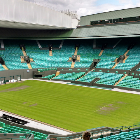 Join the tennis action in Wimbledon – just a five-minute drive away