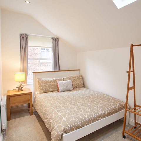 Enjoy a restful night's sleep in the comfortable bedrooms