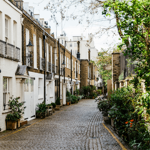 Stay in South Kensington, a short walk from museums and cafes