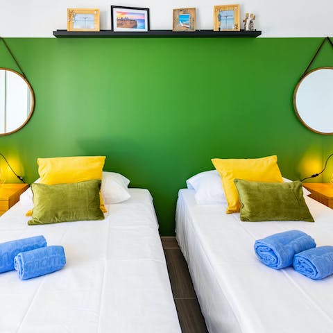 Get a good night's rest in the comfy double bedroom