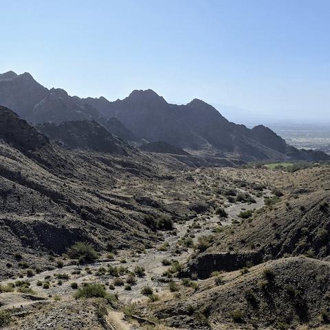 Go for an invigorating hike in the San Jacinto Mountains nearby