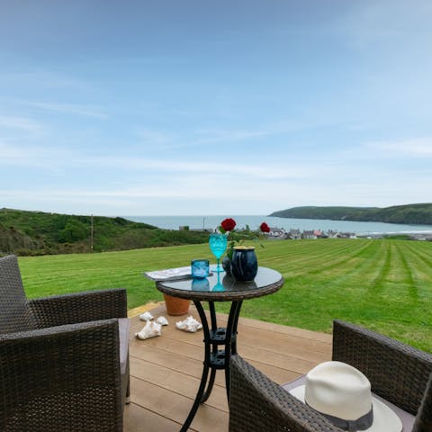 Make the most of the uninterrupted views from the deck