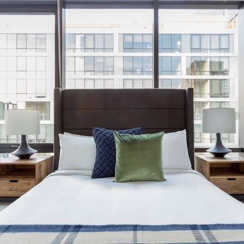 Fall back into your hotel-quality bed and enjoy a peaceful night's sleep