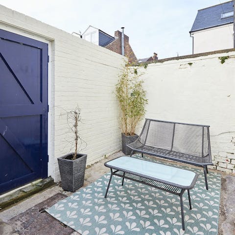 Enjoy the sea air from the garden