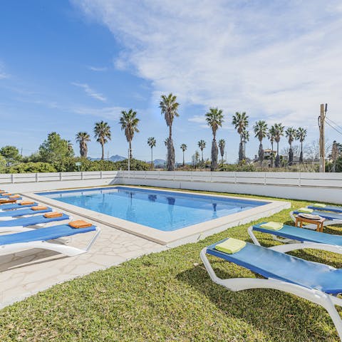 Dive into the crystalline private pool for an instant refresh from the sun