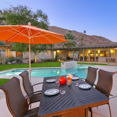 Fire up the grill and dine alfresco