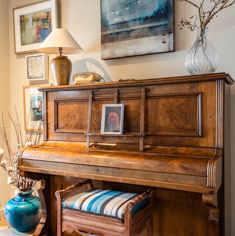 Bash out a tune on the piano