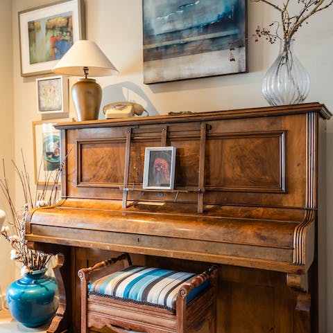 Bash out a tune on the piano