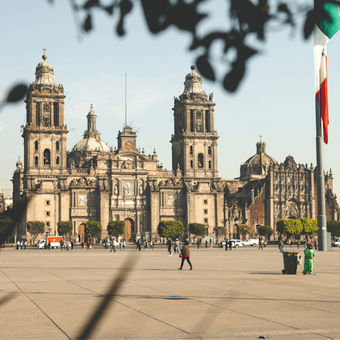 Discover iconic sights while exploring Mexico City