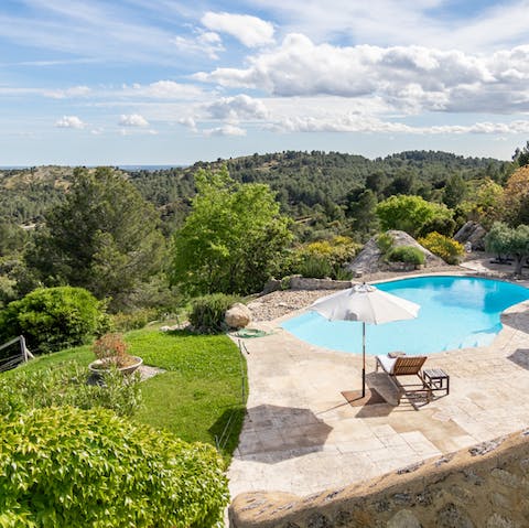 Stunning views from the pools