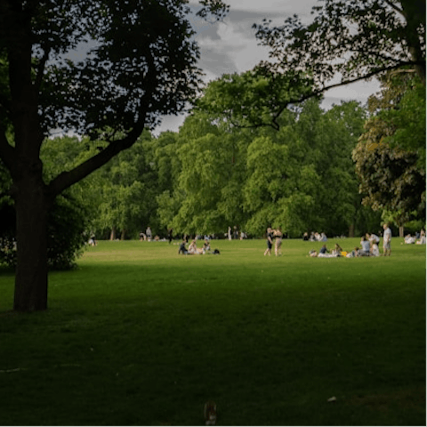 Take a picnic down to nearby Finsbury Park
