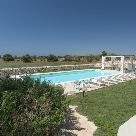 Enjoy refreshing swims by the pool or make your way to the nearby coast