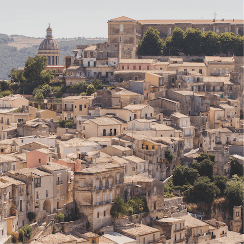Explore the Baroque town of Ragusa – only twenty-minutes away