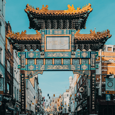 Step out your front door into the bustle of Chinatown